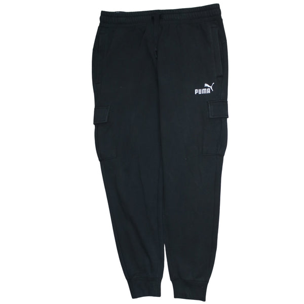 Puma 90's Rib Cuff Casual Joggers / Sweatpants Large Black