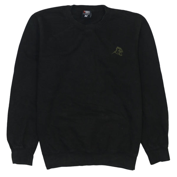 Retro 90's Lightweight Black Crew Neck Sweatshirt Men’s Medium