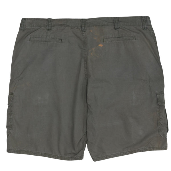 Wrangler 90's Vintage Baggy Chino Shorts for Men, Size 44, Grey Cotton