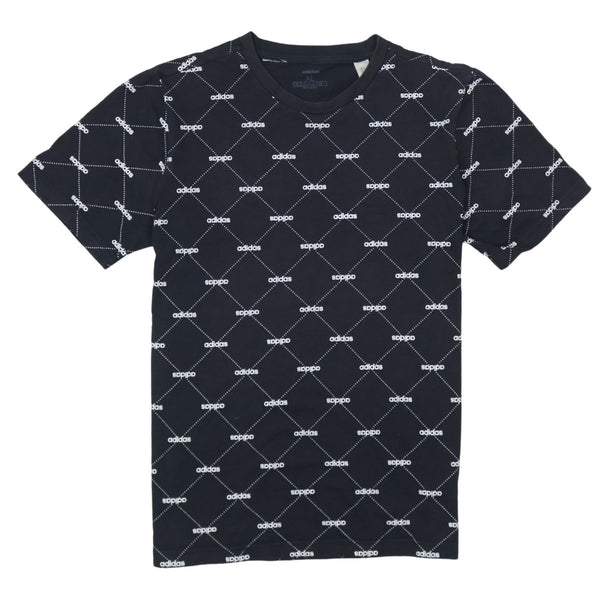 Adidas 90's Short Sleeves Crew Neck T Shirt XLarge Black