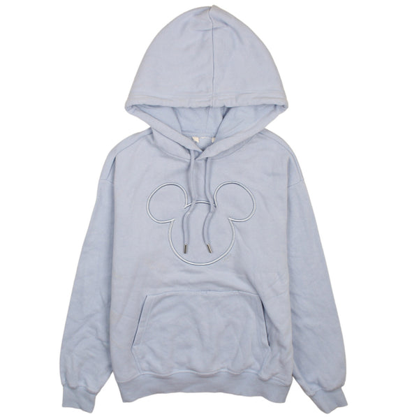 Vintage 90's Disney Mickey Mouse Blue Hoodie Pullover Small