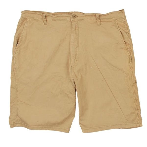 Wrangler Men's 90's Vintage Baggy Chino Shorts 38 Tan Brown Casual