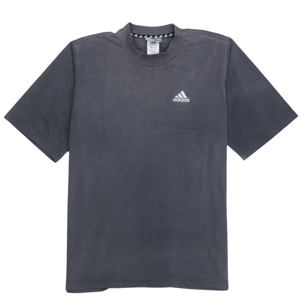 Adidas 90's Short Sleeves Crew Neck T Shirt Small Grey
