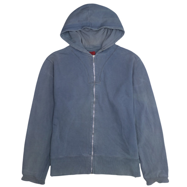 Levi's 90's Plain Full Zip Up Hoodie XLarge Blue
