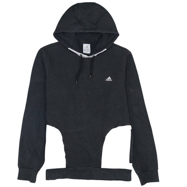 Adidas 90's Black Lightweight Pullover Hoodie Men’s XLarge