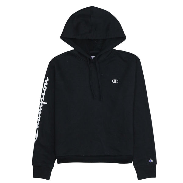 Champion 90's Lightweight Pullover Hoodie Medium Black