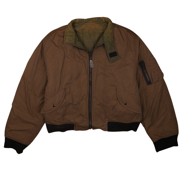 Vintage 90's Khaki Green Windbreaker XXL Full Zip Active Jacket
