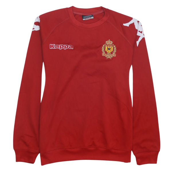 Kappa 90's Heavyweight Crew Neck Sweatshirt Medium Red