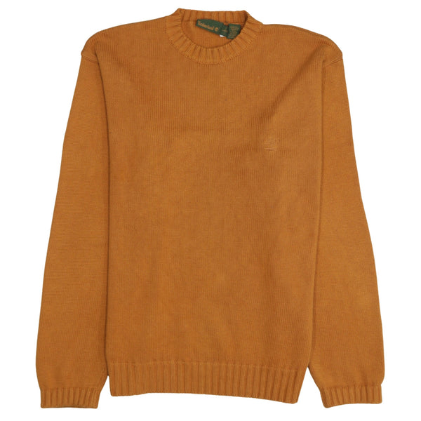 Timberland 90's Lightweight Crew Neck Sweatshirt Large Orange