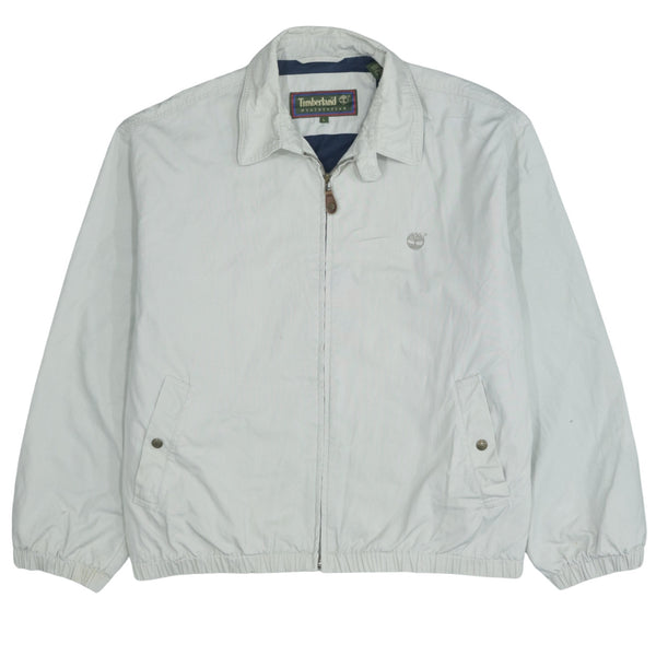 Timberland 90's Vintage Lightweight Grey Windbreaker Jacket Large