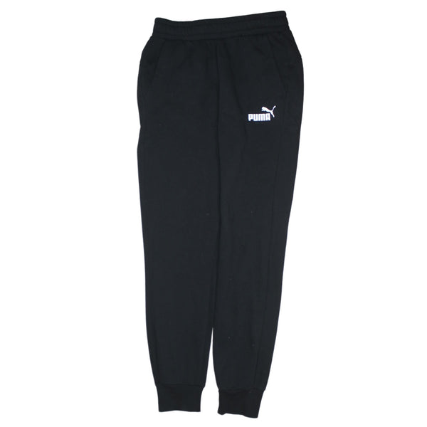 Puma 90's Rib Cuff Casual Joggers / Sweatpants Small Black