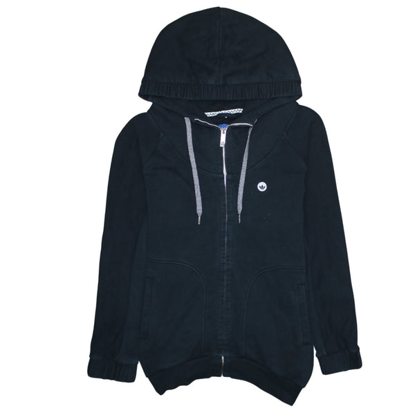 Adidas 90's Lightweight Full Zip Up Hoodie Medium Black