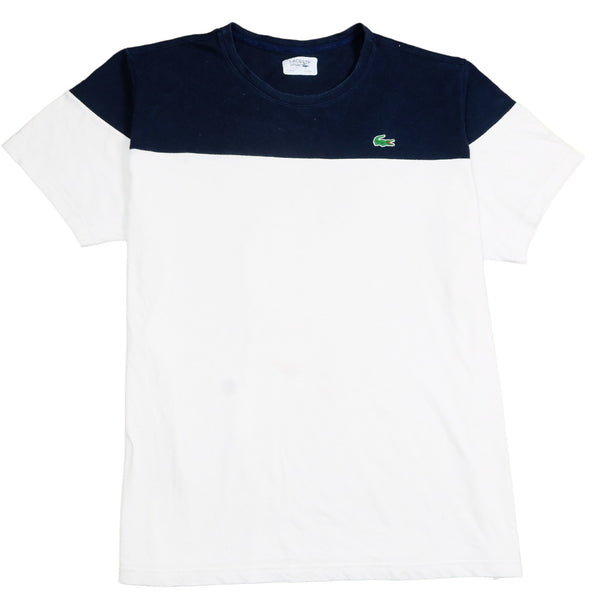 Lacoste 90's Short Sleeves Crew Neck T Shirt XXXLarge (3XL) Navy Blue