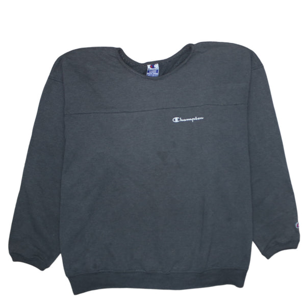 Champion 90's Lightweight Crew Neck Sweatshirt XLarge Grey