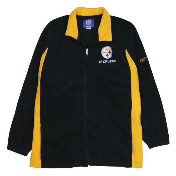 NFL 90's Hiking Warm Full Zip Up Fleece Jumper XXXXLarge (4XL) Black