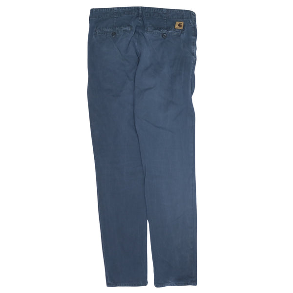 Carhartt 90's Lightwash Casual Trousers / Pants 32 Blue