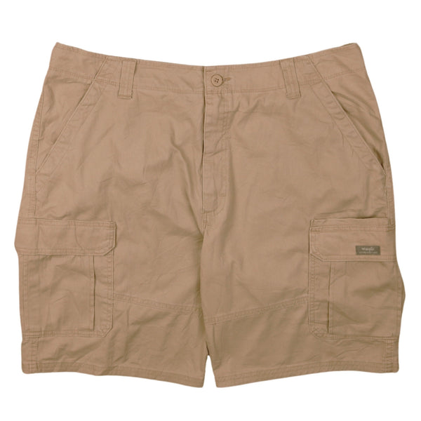 Vintage Wrangler 90's Men's Cargo Pocket Shorts 38 Tan Brown