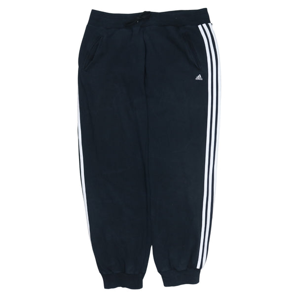 Adidas 90's 3 Stripes Casual Joggers / Sweatpants 32 Black