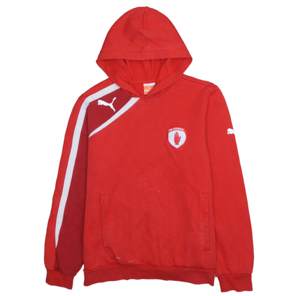 Puma 90's Lightweight Pullover Hoodie XLarge Red