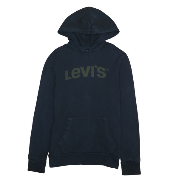 Levi's 90's Black Spellout Pullover Hoodie Men's Medium