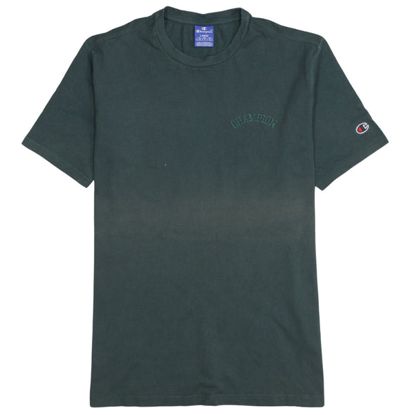 Champion 90's Short Sleeves Crew Neck T Shirt Large Green