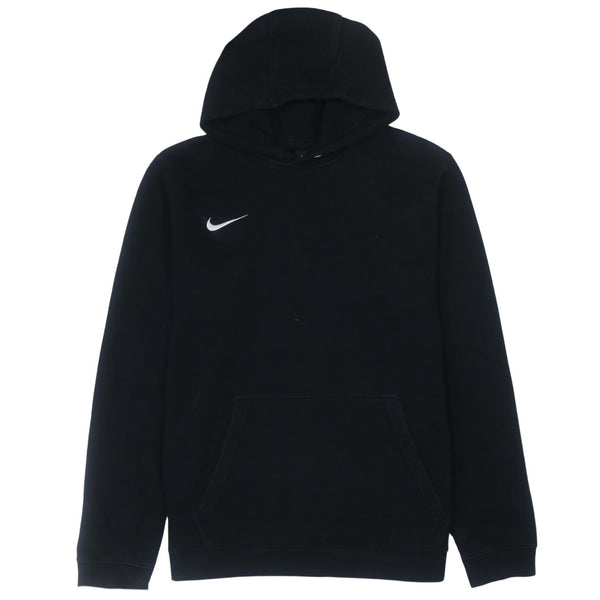 Authentic Nike 90's Black Swoosh Pullover Hoodie Women's Large