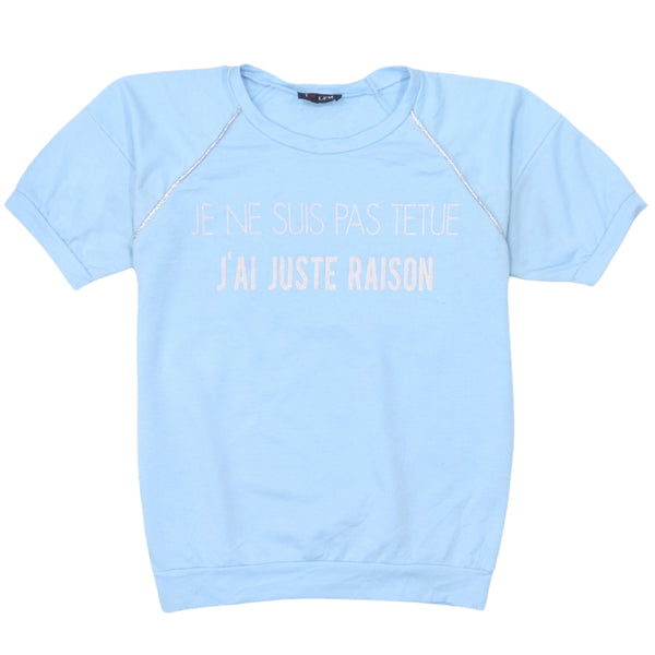 Retro   T Shirt XSmall  Blue