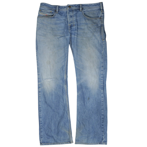 Diesel 90's Lightwash Straight Leg Baggy Trousers / Pants 34 Blue