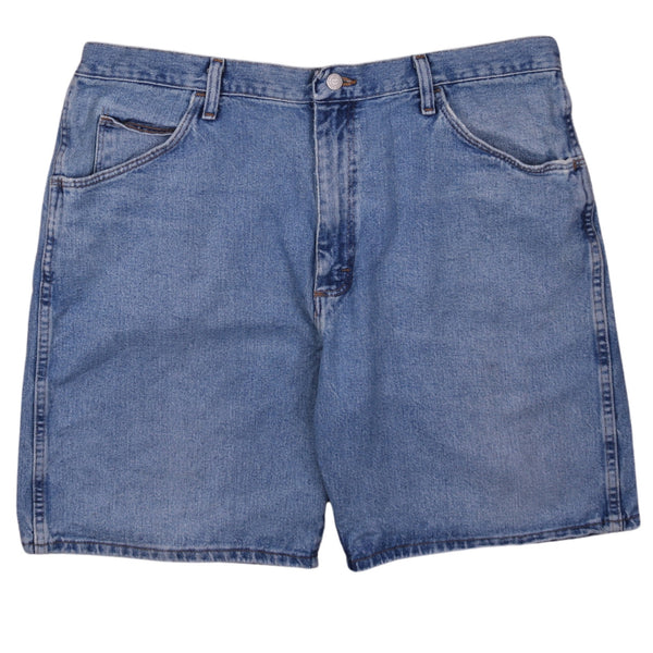 Vintage Wrangler 90's Men's Baggy Denim Shorts Blue, 38 Waist