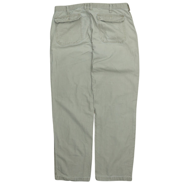 Lee 90's Vintage Baggy Straight Leg Pants 36 Beige Cream