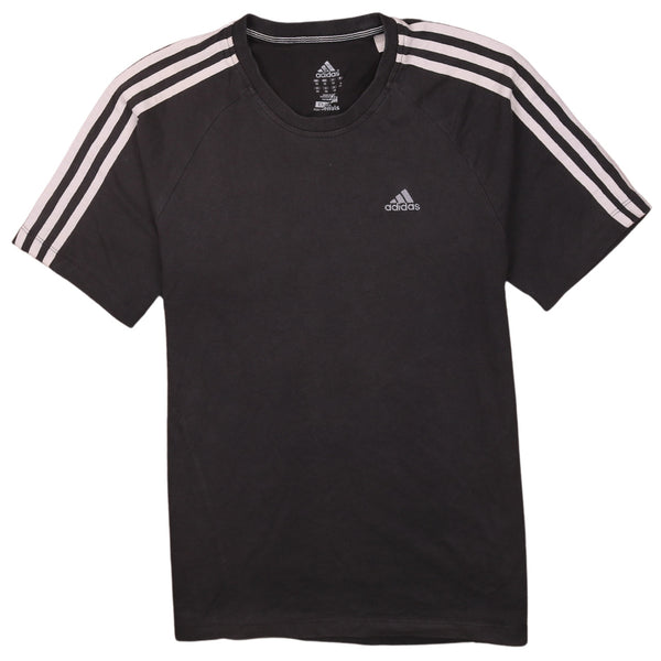 Adidas Vintage 90's Black Crew Neck T-Shirt XSmall Short Sleeves