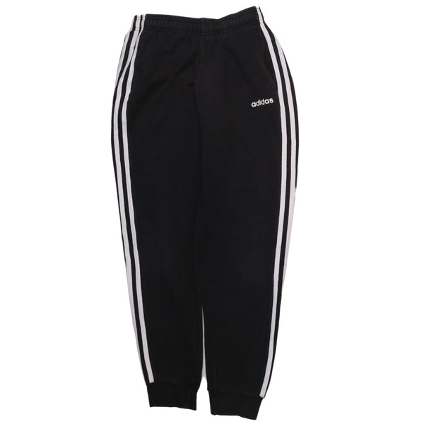 Adidas Vintage 90's Elastic Waist Joggers Sweatpants Women's Large Black