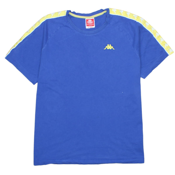 Vintage Kappa 90's Blue Short Sleeves Crew Neck T-Shirt, Men's XLarge