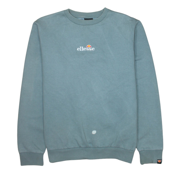 Ellesse 90's Lightweight Crew Neck Sweatshirt Large  Blue