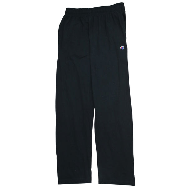 Champion 90's Lightweight Straight Leg Baggy Joggers / Sweatpants Large Black