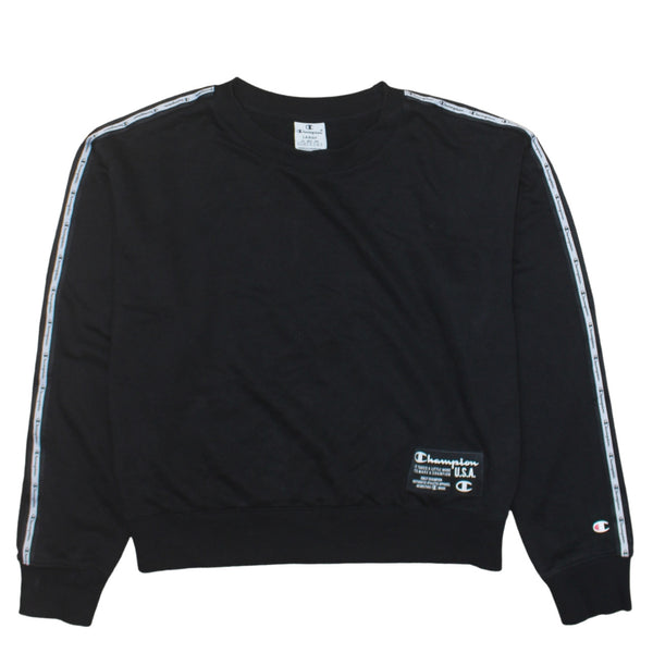 Champion 90's Lightweight Crew Neck Sweatshirt Large Black