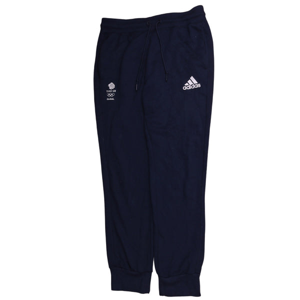 Adidas Vintage 90's Women's Navy Blue Joggers Sweatpants 32 Elastic Waist