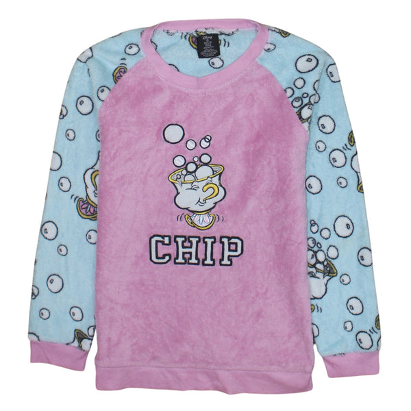 Disney 90's Chip Crew Neck Sweatshirt Small Pink