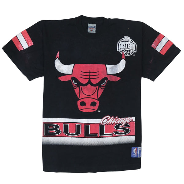 NBA 90's Chicago Bulls Short Sleeves T Shirt XLarge Black