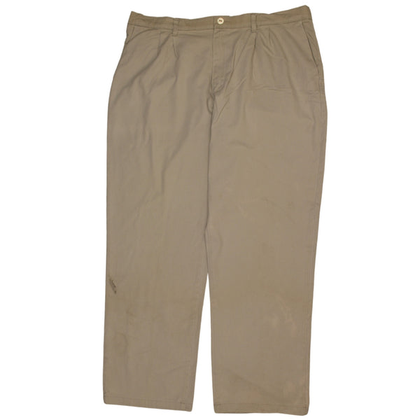 Vintage Lee 90's Men's 42 Beige Straight Leg Baggy Trousers Pants