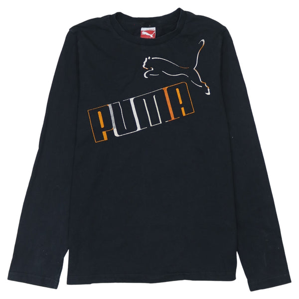 Puma 90's Spellout Crew Neck Sweatshirt XLarge Black