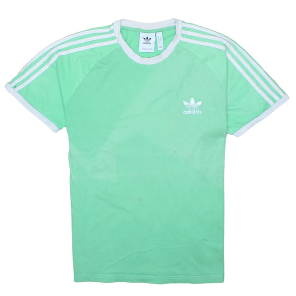 Adidas 90's Short Sleeves Crew Neck T Shirt Large Green