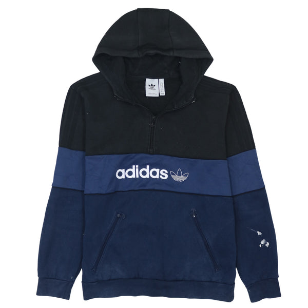 Adidas 90's Spellout Pullover Hoodie Medium Black