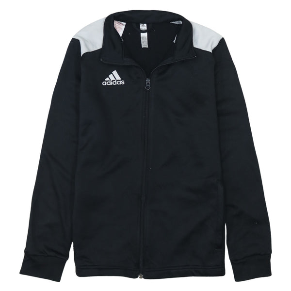 Adidas Vintage 90's Black Lightweight Full Zip Women's Sweatshirt Large