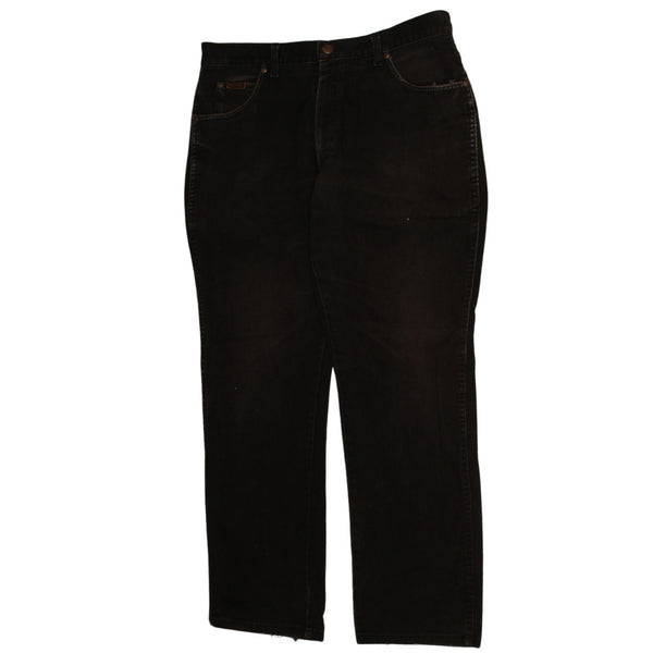 Vintage Wrangler 90's Black Straight Leg Baggy Trousers Men’s 36