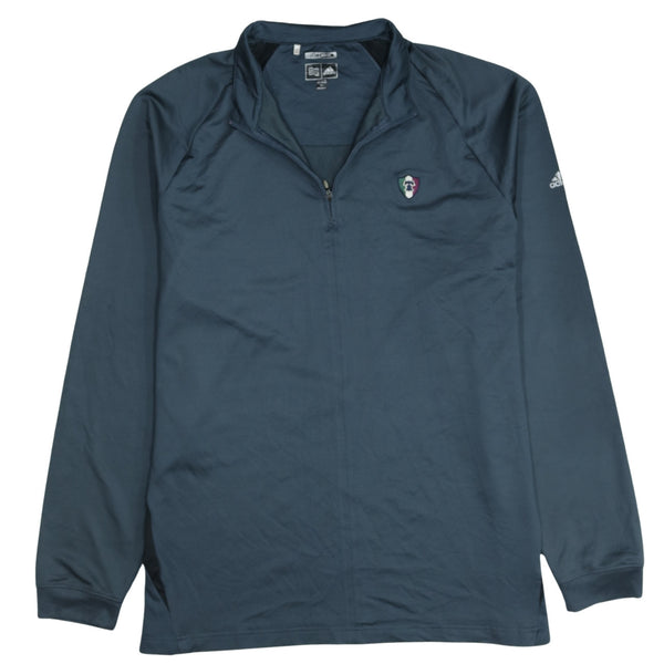 Adidas 90's Lightweight Quarter Zip Sweatshirt XLarge Blue