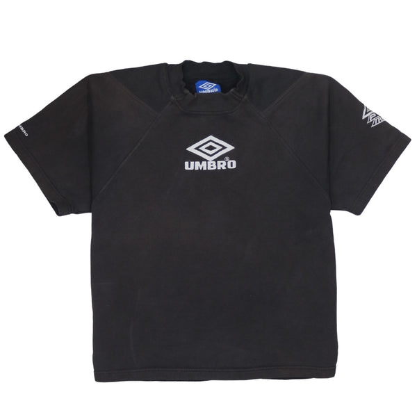 Umbro 90's Vintage Black Short Sleeve Crew Neck T-Shirt Men's Medium