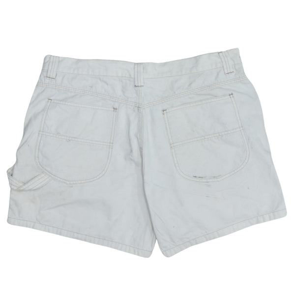 Lee 90s Vintage Baggy Chino Shorts for Men, Size 34, White