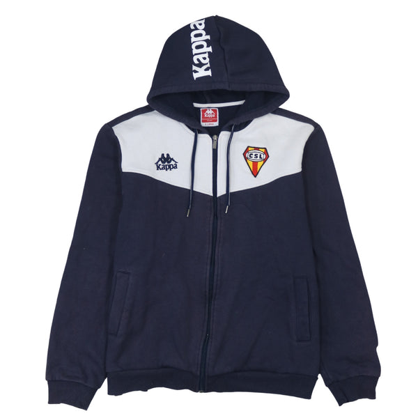 Kappa 90's Vintage Lightweight XLarge Navy Blue Hoodie