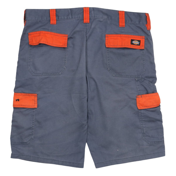 Dickies 90's Drawstring Pockets Baggy Chino Shorts 38 Grey